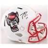 Image 1 : Philip Rivers Signed NC State Wolfpack Full-Size Speed Helmet (Radtke COA)