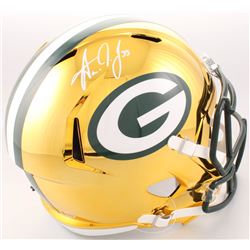 Aaron Jones Signed Green Bay Packers Full-Size Speed Helmet (Beckett COA)