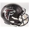 Image 1 : Calvin Ridley Signed Atlanta Falcons Full-Size Speed Helmet (Radtke COA  Ridley Hologram)