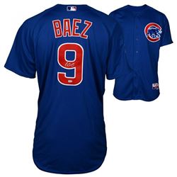 Javier Baez Signed Chicago Cubs Jersey (Fanatics Hologram  MLB Hologram)