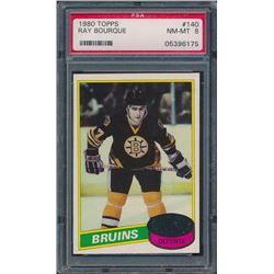1980-81 Topps #140 Ray Bourque RC (PSA 8)