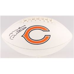 Mike Ditka Signed Chicago Bears Logo Football (Beckett COA)