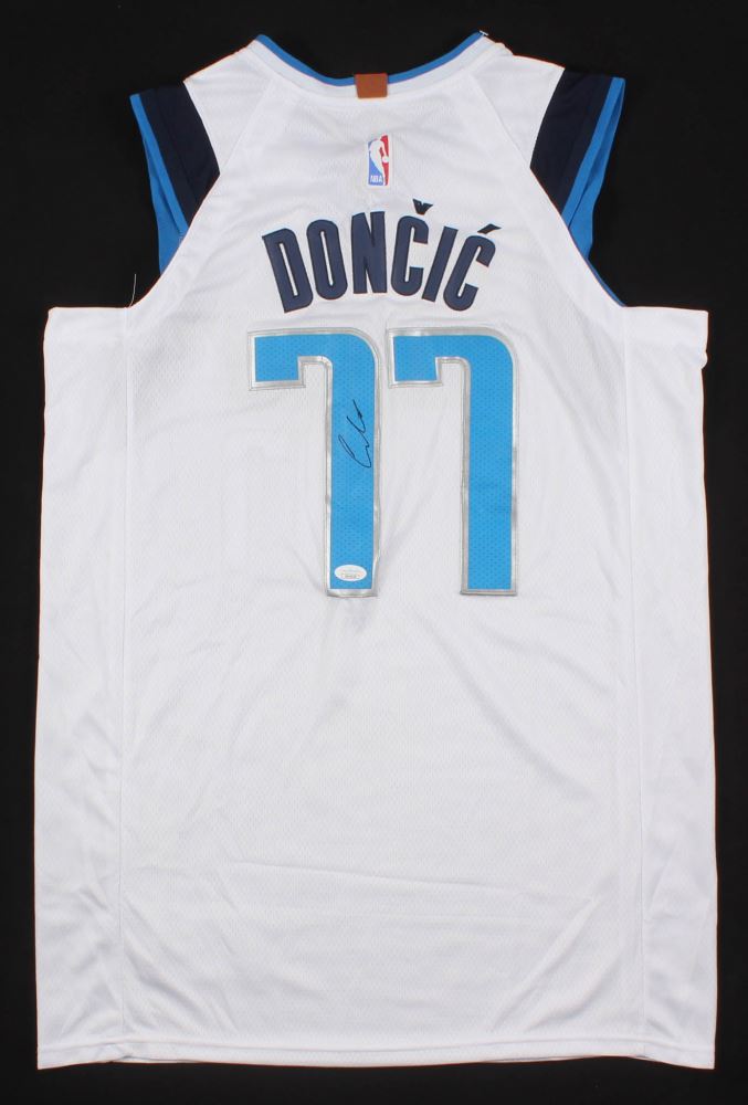 luka doncic framed jersey