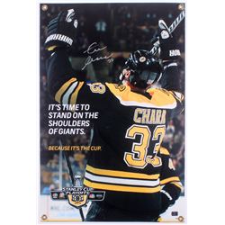Zdeno Chara Signed Boston Bruins Stanley Cup 20x30 Display Sign (Chara Hologram)