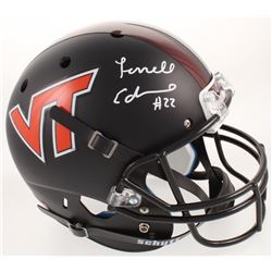 Terrell Edmunds Signed Virginia Tech Hokies Full-Size Helmet (Radtke COA)
