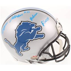 Kerryon Johnson Signed Detroit Lions Full-Size Authentic On-Field Helmet Inscribed "Motown Finest" (