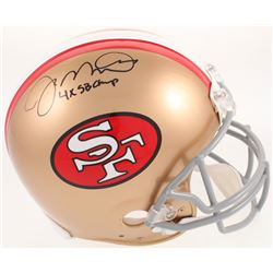 Joe Montana Signed San Francisco 49ers Full-Size Authentic On-Field Helmet Inscribed "4x SB Champ" (