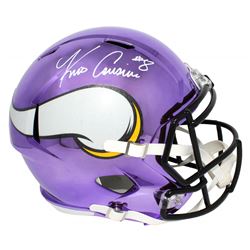Kirk Cousins Signed Minnesota Vikings Full-Size Chrome Speed Helmet (Beckett COA)