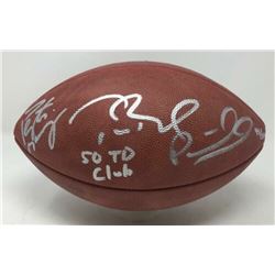 Tom Brady, Peyton Manning  Patrick Mahomes Signed "The Duke" Official NFL Limited Edition Game Ball 