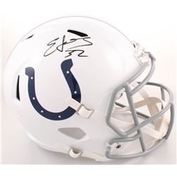 Edgerrin James Signed Indianapolis Colts Full-Size Speed Helmet (Radtke COA)