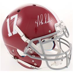 Nick Saban Signed Alabama Crimson Tide Full-Size Authentic On-Field Helmet (Radtke COA)