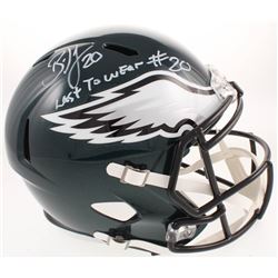 Brian Dawkins Signed Philadelphia Eagles Full-Size Speed Helmet Inscribed "Last To Wear #20" (JSA CO
