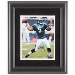 Donovan McNabb Signed Philadelphia Eagles 14x17 Custom Framed Photo Display (Schwartz COA)