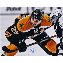 Patrice Bergeron Signed Boston Bruins 16x20 Photo (Bergeron COA)
