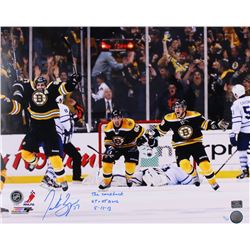Patrice Bergeron Signed Boston Bruins 16x20 Limited Edition Photo Inscribed "The Comeback"  "GT + GW