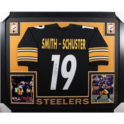 JuJu Smith-Schuster Signed Pittsburgh Steelers 35x43 Custom Framed Jersey (Beckett COA)