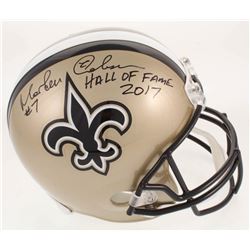 Morten Andersen Signed New Orleans Full-Size Helmet Inscribed "Hall of Fame 2017" (Radtke COA)