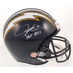 LaDainian Tomlinson Signed Los Angeles Chargers Throwback Full-Size Authentic On-Field Helmet Inscri