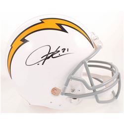 LaDainian Tomlinson Signed Los Angeles Chargers Throwback Full-Size Authentic On-Field Helmet (Radtk
