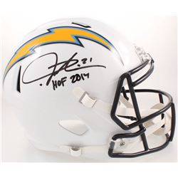 LaDainian Tomlinson Signed San Diego Chargers Full-Size Speed Helmet Inscribed "HOF 2017" (Radtke CO