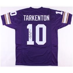 Fran Tarkenton Signed Minnesota Vikings Jersey Inscribed "HOF 86" (JSA COA)