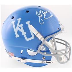 John Riggins Signed Kansas Jayhawks Full-Size Throwback Helmet (JSA Hologram)
