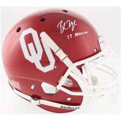 Baker Mayfield Signed Oklahoma Sooners Full-Size On-Field Helmet Inscribed "HT '17" (Beckett COA)
