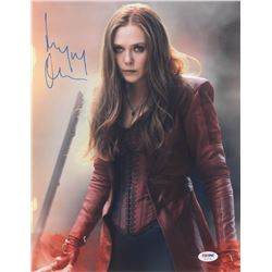 Elizabeth Olsen Signed "The Avengers" 11x14 Photo (PSA COA)