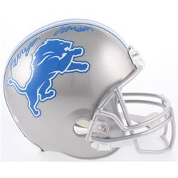 Kerryon Johnson Signed Detroit Lions Full-Size Helmet (Radtke COA)