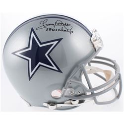 Tony Dorsett Signed Dallas Cowboys Full-Size Authentic Helmet Inscribed "SB XII Champs" (Beckett COA