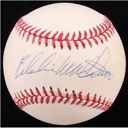 Eddie Mathews Signed ONL Baseball (JSA COA)