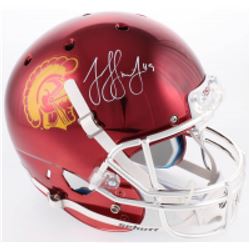 JuJu Smith-Schuster Signed USC Trojans Custom Chrome Full-Size Helmet (Radtke COA)