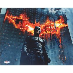 Christian Bale Signed "The Dark Knight" 11x14 Photo (PSA COA)
