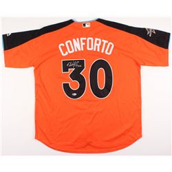Michael Conforto Signed 2017 All-Star Game Jersey Inscribed "1st ASG" (Beckett COA)