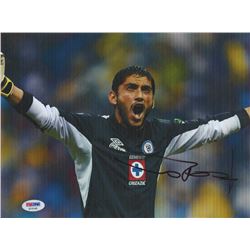 Jesus Manuel Corona Signed Cruz Azul 8x10 Photo (PSA COA)