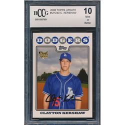 2008 Topps Update #UH240 Clayton Kershaw RC (BCCG 10)