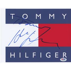 Tommy Hilfiger Signed 8x10 Photo (PSA COA)