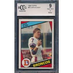 1984 Topps #63 John Elway RC (BCCG 9)