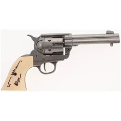 Val Kilmer Signed "Tombstone" Replica Pistol Inscribed "Doc" (Beckett COA)