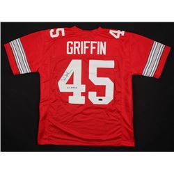 Archie Griffin Signed Ohio State Buckeyes Jersey Inscribed "H.T. 1974/75" (Radtke Hologram)