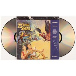 Ray Harryhausen Signed "The 7th Voyage of Sinbad" LaserDisc (JSA COA)