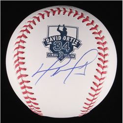 David Ortiz Signed OML Baseball (Fanatics Hologram  MLB Hologram)