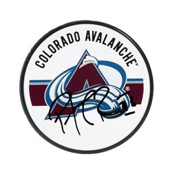Patrick Roy Signed Colorado Avalanche Logo Hockey Puck (UDA COA)
