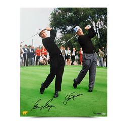 Gary Player  Jack Nicklaus Signed 16x20 Photo (UDA COA)
