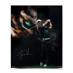 Tiger Woods Signed "Eye Of The Tiger" Limited Edition 20x24 Photo (UDA COA)