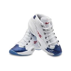 Allen Iverson Signed Limited Edition Reebok Question Mid Shoes with Blue Toe (UDA COA)