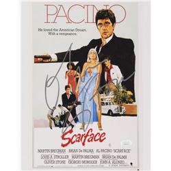 Oliver Stone Signed "Scarface" 11x14 Photo (JSA COA)