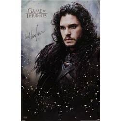 Kit Harington Signed "Game of Thrones" 24x36 Poster (Radtke COA)