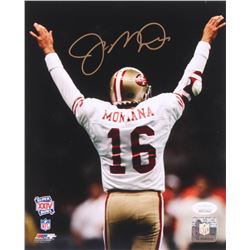 Joe Montana Signed San Fransisco 49ers 8x10 Photo (JSA COA)