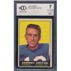 Image 1 : 1961 Topps #1 Johnny Unitas (BCCG 7)